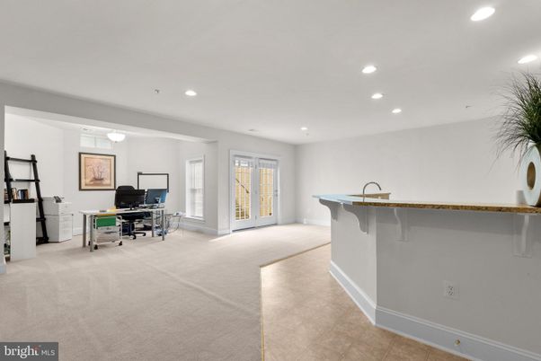 Home Office, Interior, Recessed Lighting