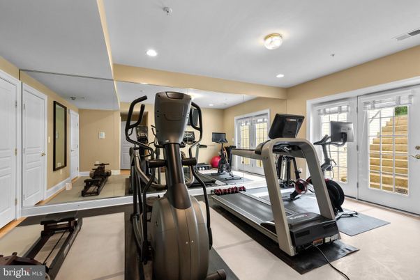 Fitness Equipment, Interior, Recessed Lighting