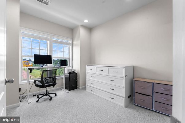 Home Office, Interior, Recessed Lighting