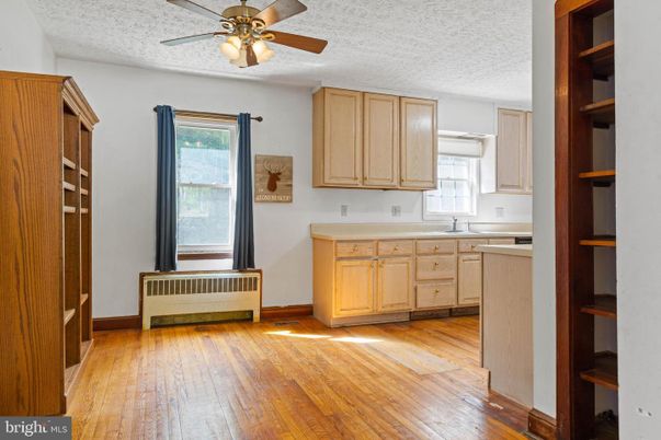 Interior, Kitchen, Wood Texture Flooring