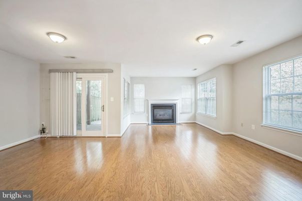 Empty room, Fireplace, Interior, Wood Texture Flooring