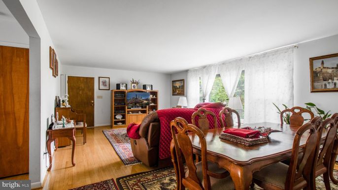Dining room, Interior, Wood Texture Flooring
