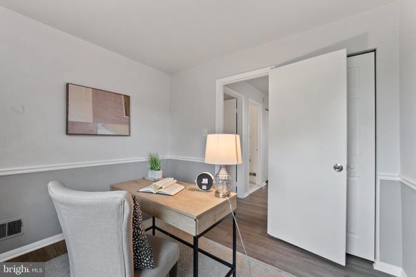 Home Office, Interior, Wood Texture Flooring