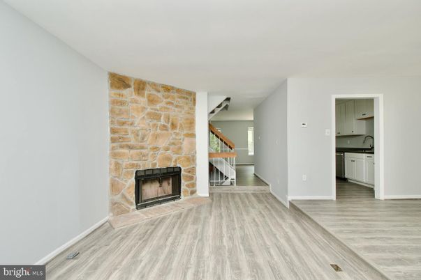 Fireplace, Interior, Stone Walls, Wood Texture Flooring