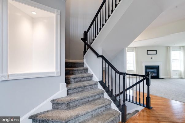 Fireplace, Interior, Recessed Lighting, Wood Texture Flooring
