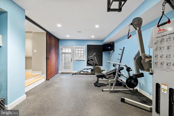 Fitness Equipment, Interior, Recessed Lighting