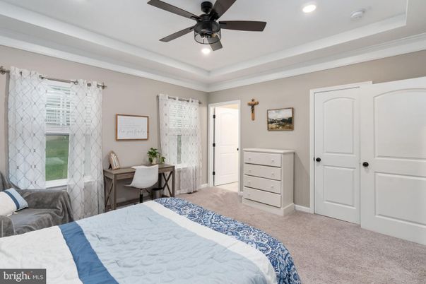 Bedroom, Interior, Recessed Lighting