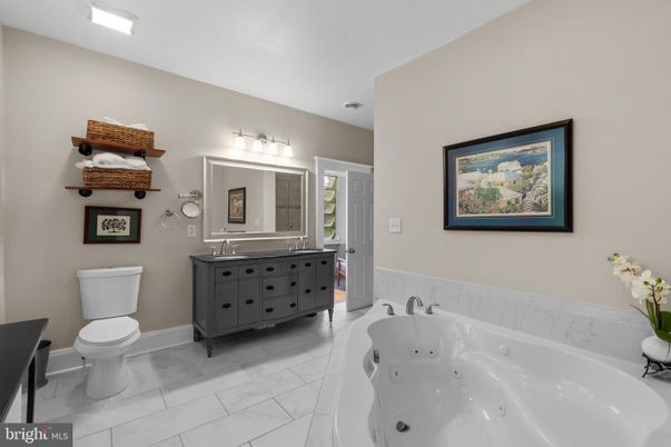 Bathroom, Dual Sink Vanities, Interior, Marble