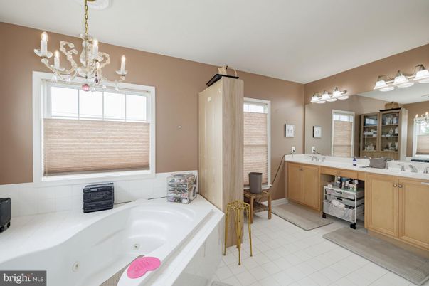 Bathroom, Chandelier, Dual Sink Vanities, Interior