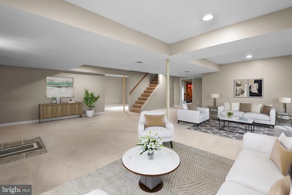 Interior, Living room, Recessed Lighting