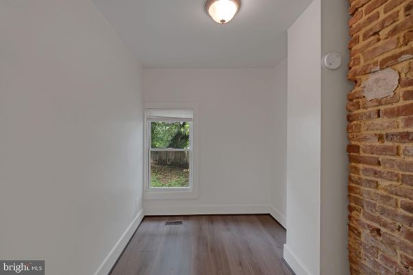 Empty room, Interior, Stone Walls, Wood Texture Flooring