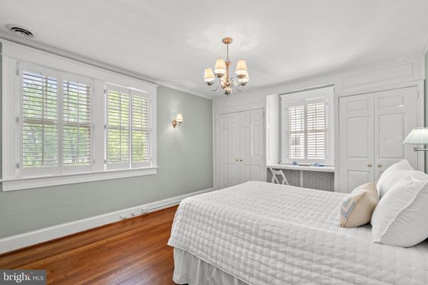 Bedroom, Chandelier, Interior, Wood Texture Flooring