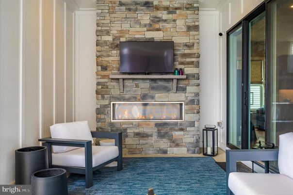 Fireplace, Interior, Stone Walls