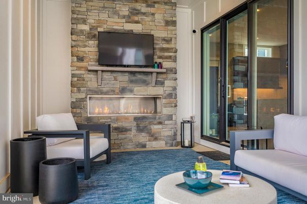 Fireplace, Interior, Stone Walls