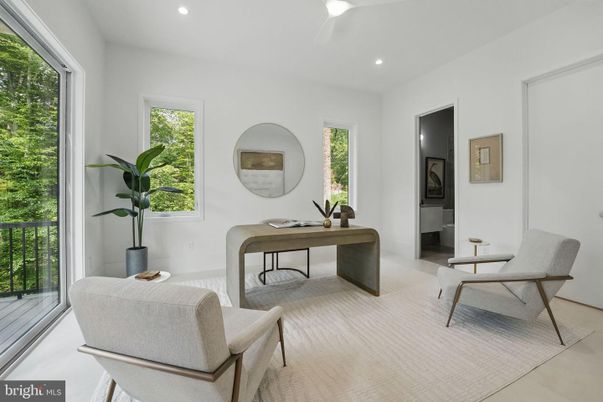 Home Office, Interior, Recessed Lighting
