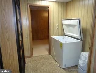 Interior, Washer, Wooden Walls