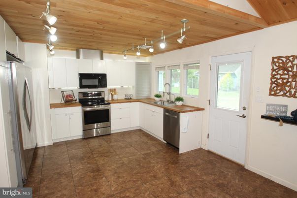 Interior, Kitchen, Stainless Steel Appliances, Wooden Ceilings