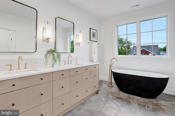 Bathroom, Dual Sink Vanities, Free Standing Baths, Interior
