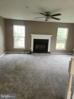Empty room, Fireplace, Interior