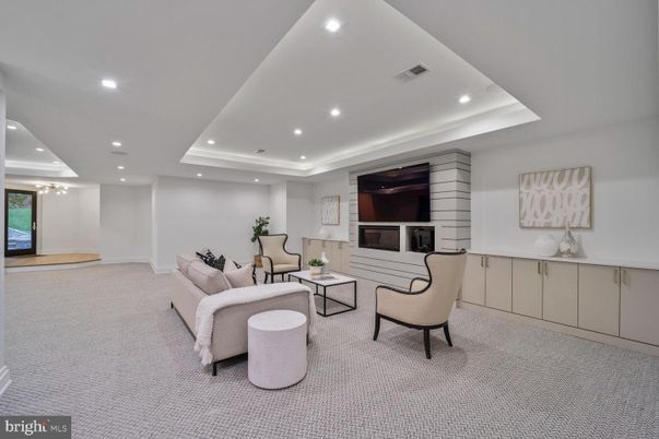 Interior, Living room, Recessed Lighting