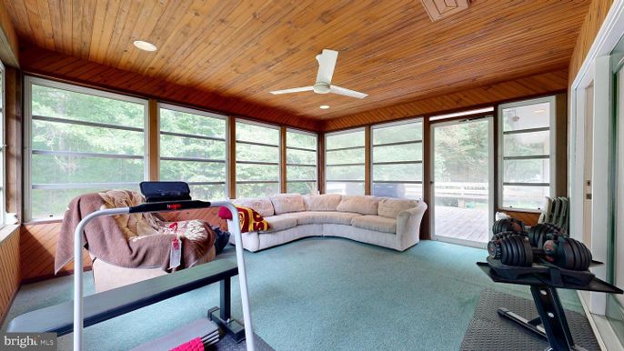 Interior, Recessed Lighting, Sun Room, Wooden Ceilings