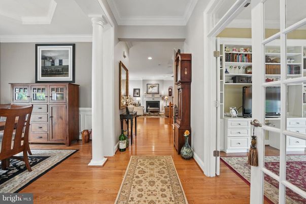 Fireplace, Interior, Recessed Lighting, Wood Texture Flooring