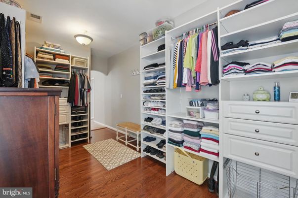 Interior, Walk-in Closets, Wood Texture Flooring