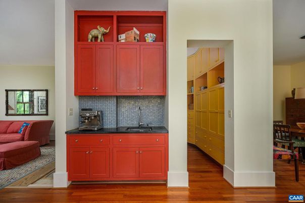Interior, Kitchen, Wood Texture Flooring