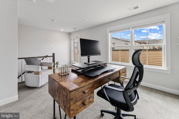 Home Office, Interior, Recessed Lighting