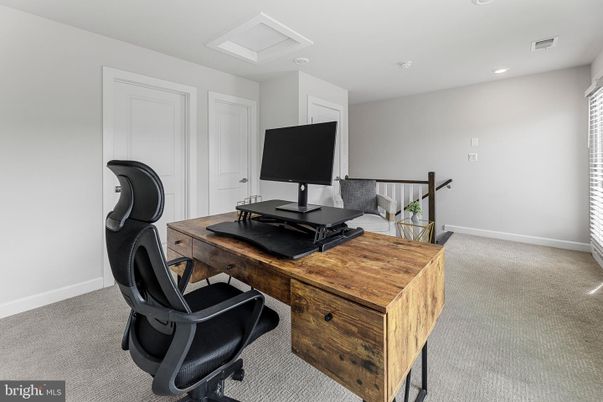 Home Office, Interior, Recessed Lighting
