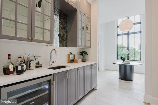 Interior, Kitchen, Pendant Lights, Wood Texture Flooring