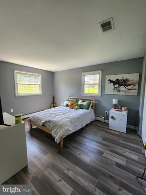Bedroom, Interior, Wood Texture Flooring