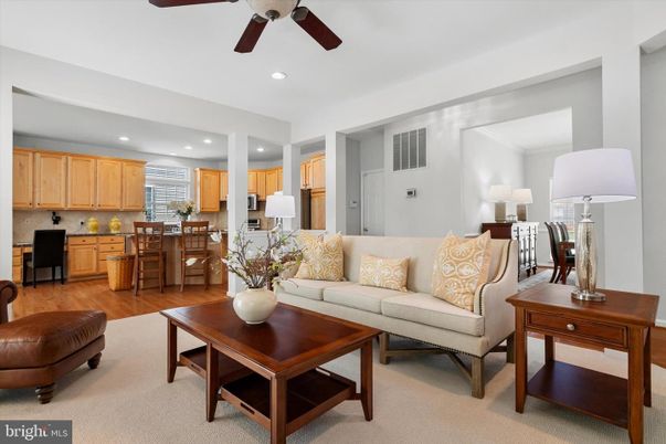 Interior, Kitchen, Living room, Recessed Lighting, Wood Texture Flooring