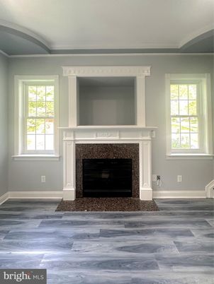 Fireplace, Interior, Wood Texture Flooring