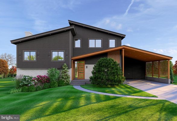 Attached, Backyard, Exterior, Facade, Modern