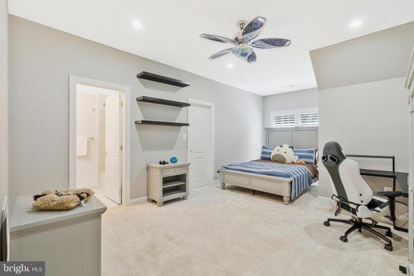 Bedroom, Home Office, Interior, Recessed Lighting