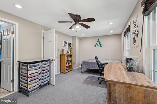 Home Office, Interior, Recessed Lighting