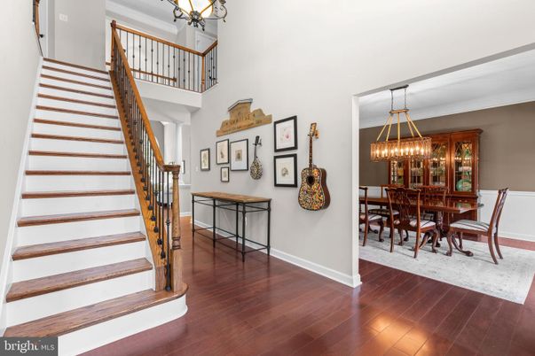 Chandelier, Dining room, Interior, Pendant Lights, Wood Texture Flooring