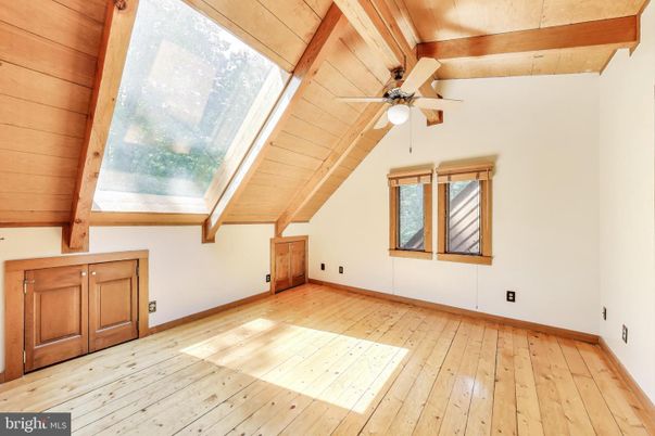 Empty room, Interior, Wooden Beams, Wooden Ceilings, Wood Texture Flooring