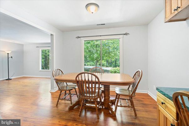 Dining room, Interior, Wood Texture Flooring