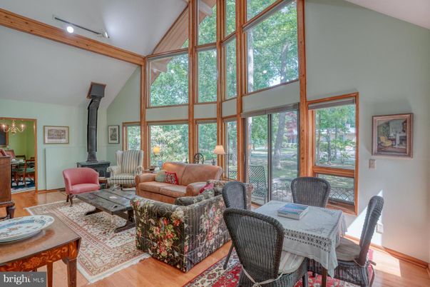 Dining room, Fireplace, Interior, Living room, Wood Texture Flooring