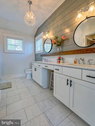 Bathroom, Chandelier, Dual Sink Vanities, Interior