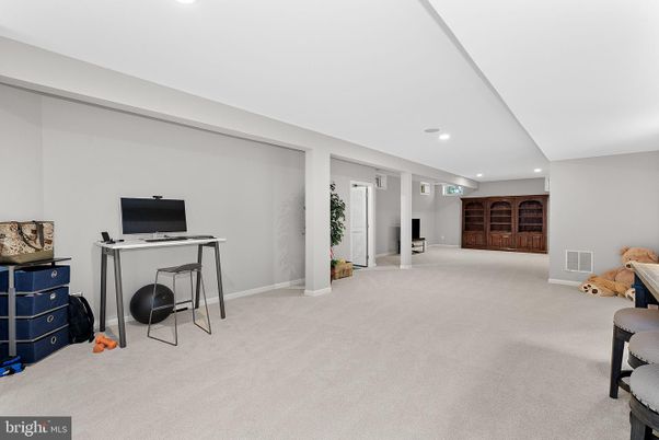 Home Office, Interior, Recessed Lighting