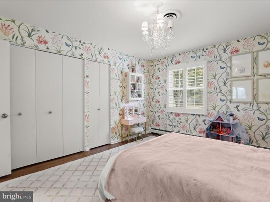Bedroom, Chandelier, Interior