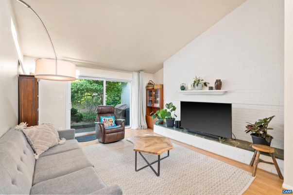 Fireplace, Interior, Living room, Stone Walls, Wood Texture Flooring
