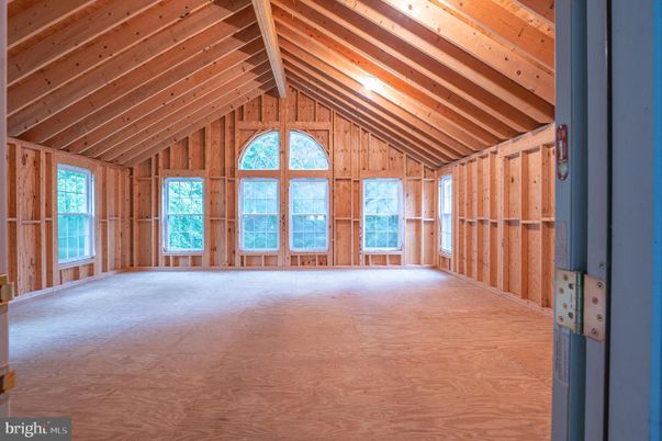 Empty room, Interior, Wooden Beams, Wooden Ceilings, Wood Texture Flooring, Wooden Walls