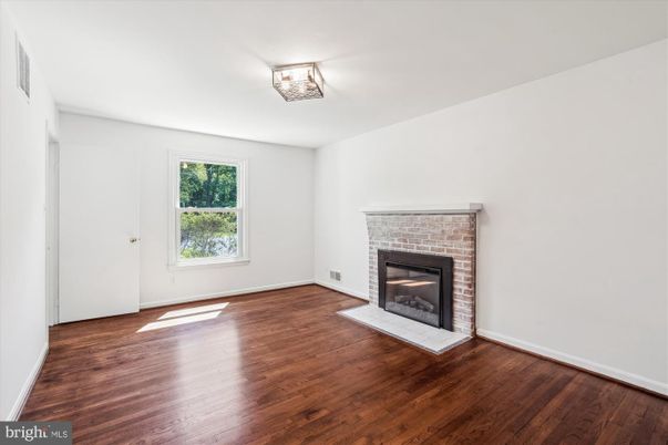 Empty room, Fireplace, Interior, Wood Texture Flooring