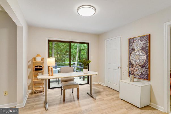 Home Office, Interior, Wood Texture Flooring