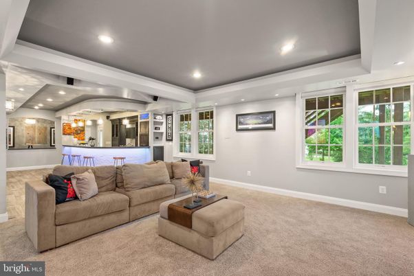 Interior, Living room, Recessed Lighting