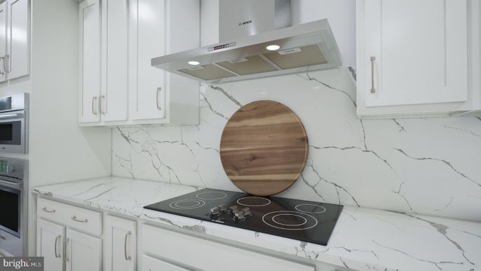 Interior, Kitchen, Marble Walls